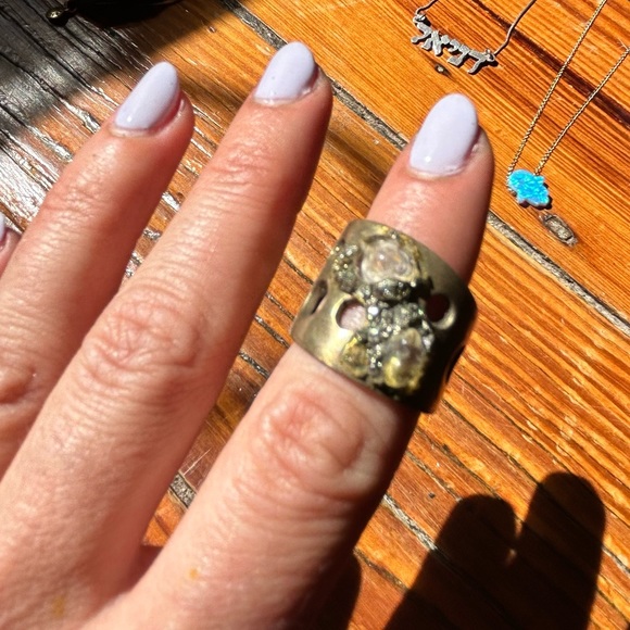 Meteorite Cluster Geo Ring - Picture 6 of 7